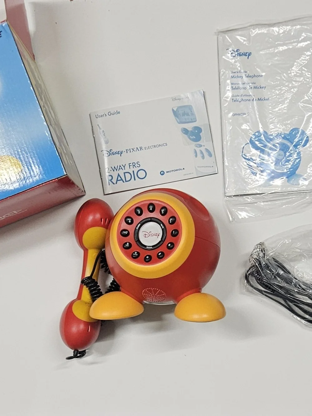 Disney Red & Yellow Vintage Phone